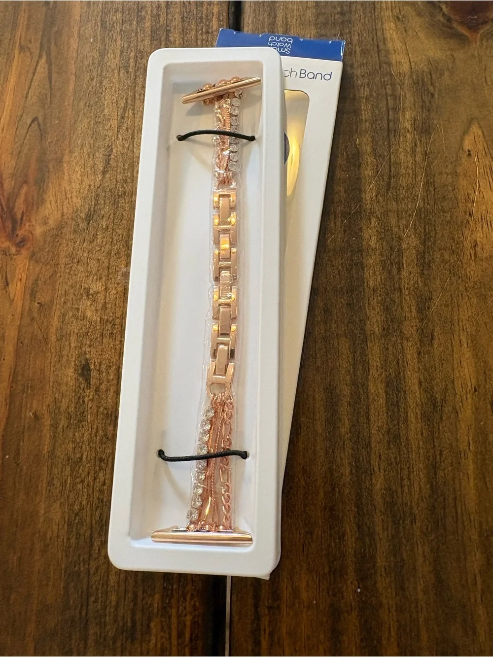 Rose Gold Chain Link Smart Watch Band